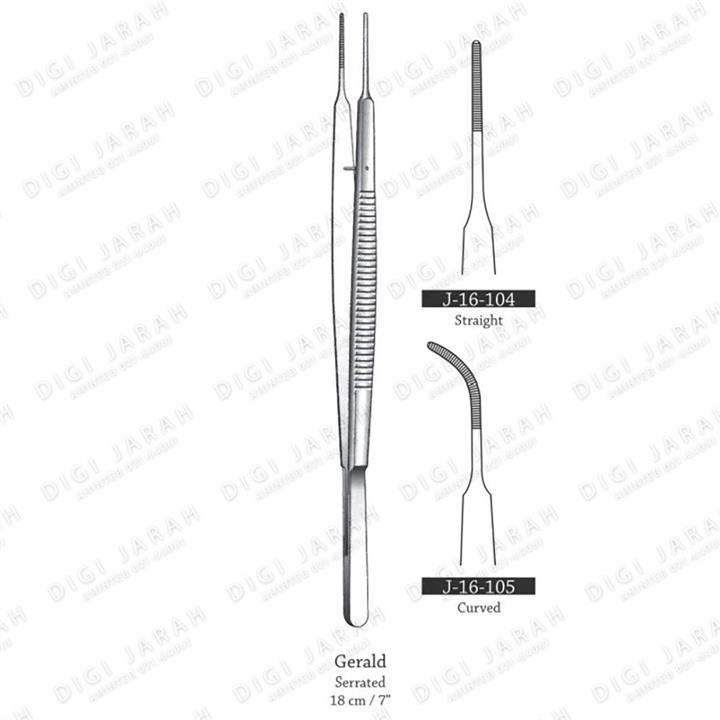 پنست جرالد مستقیم J-16-104 surgicon 18cm